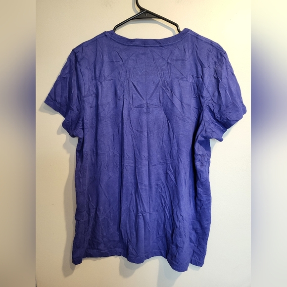 Under Armour Women's Short Sleeve Tee in Purple, Size XL - Picture 2 of 4